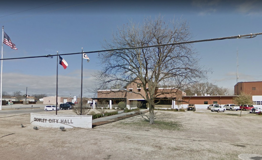 Crowley City Hall photo by Google