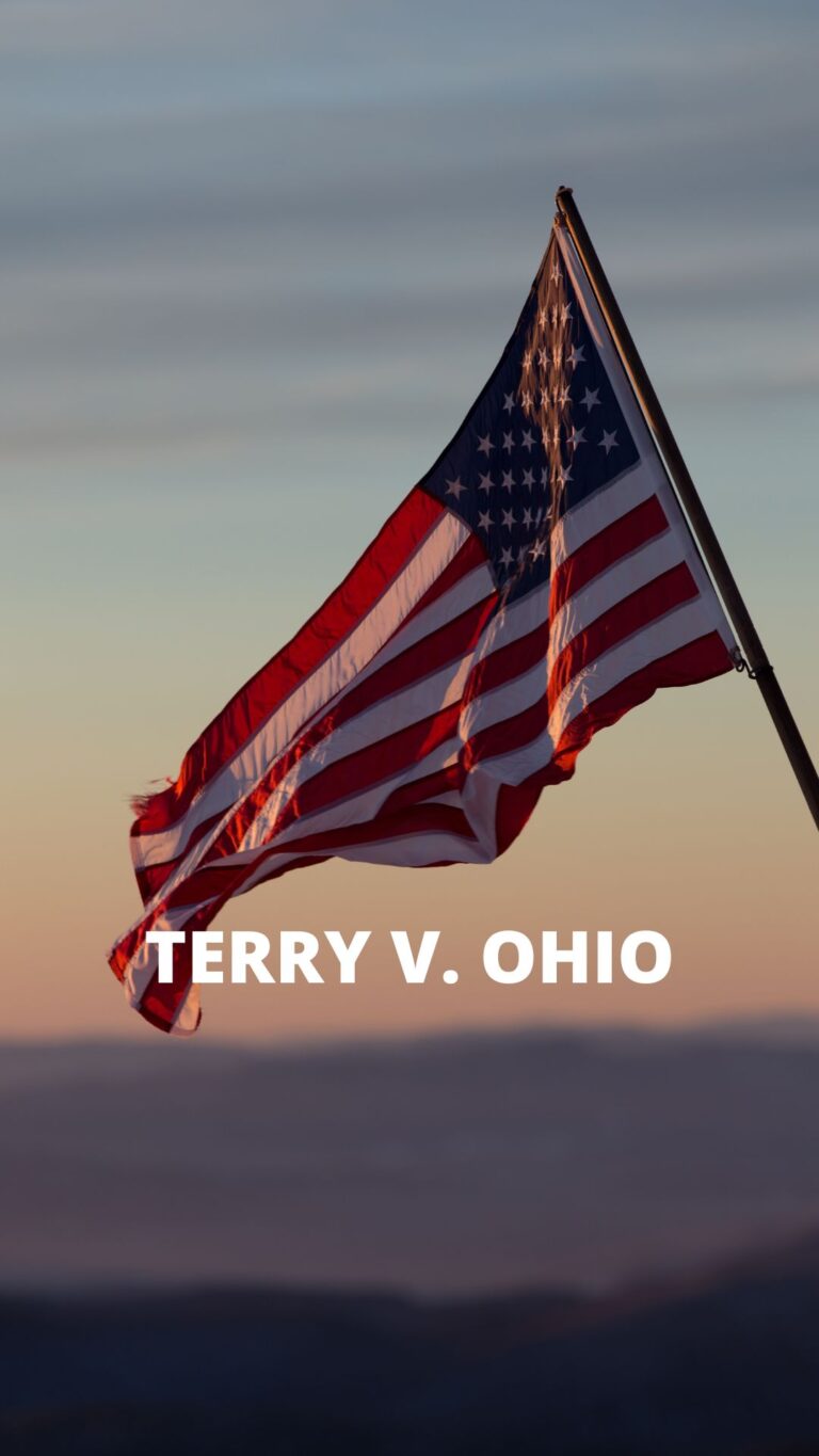 The Thin Line: Terry v. Ohio and the Clash Between Police Power and Constitutional Rights